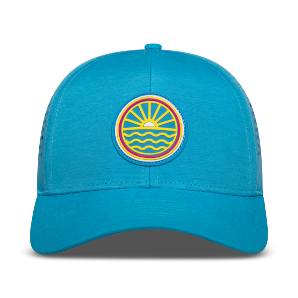 80s Sun Wave Trucker Waterproof Hat - Coral – Tuck Life