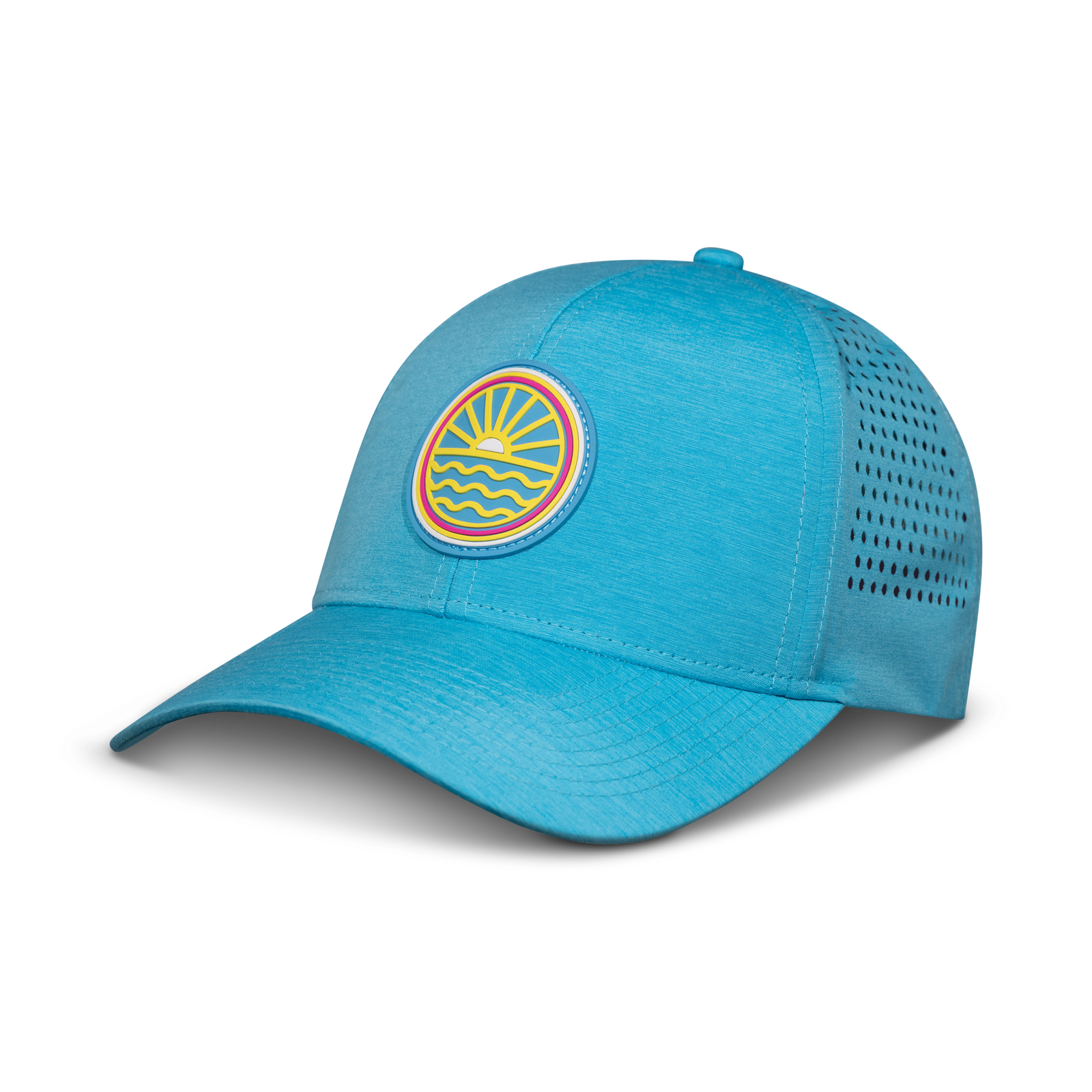 80s Sun Wave Trucker Waterproof Hat - Coral – Tuck Life