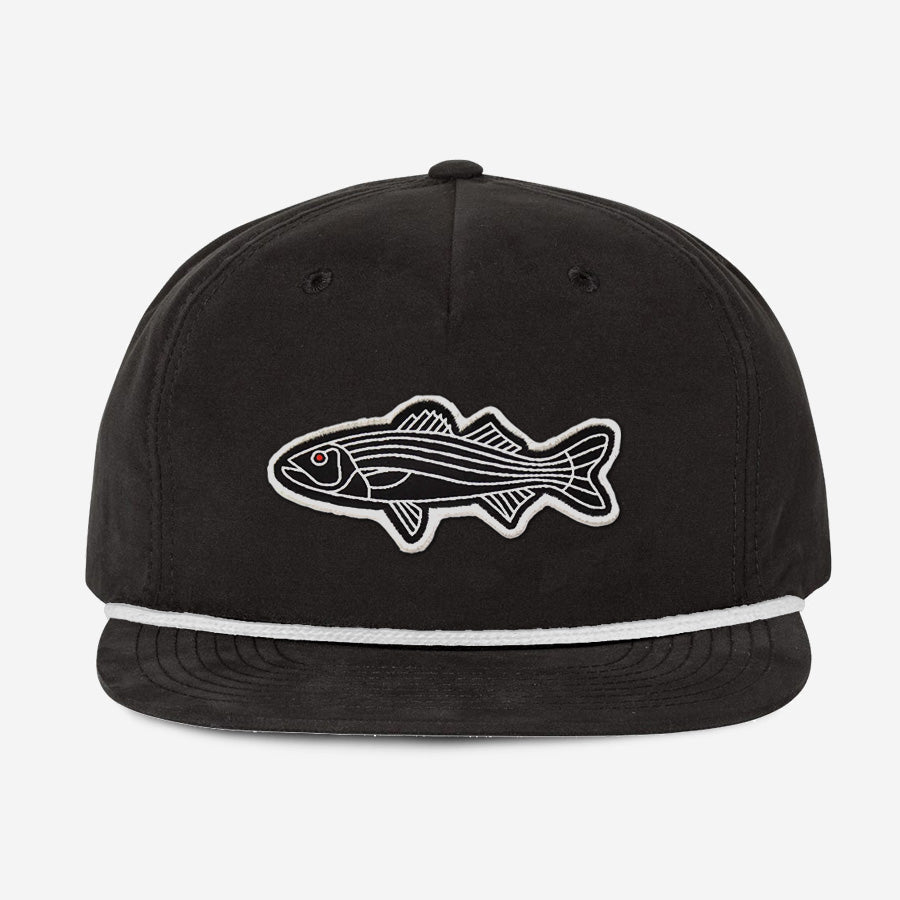 American Flag Largemouth Bass Fish Fishing Baseball Cap Men Women -  Adjustable Classic Plain Hat Black