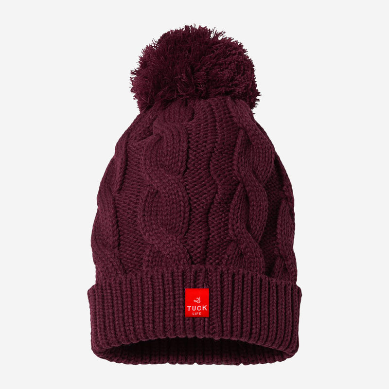 Twist Knit Cuff Beanie