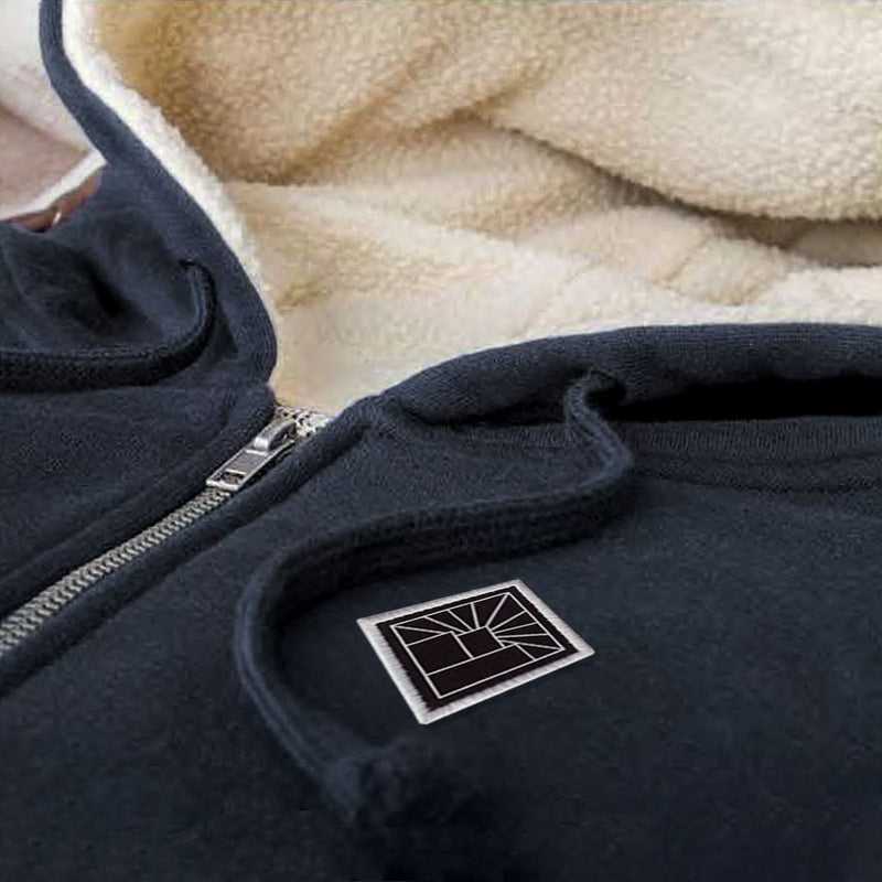 Black Diamond Sherpa-Lined Hooded Sweatshirt