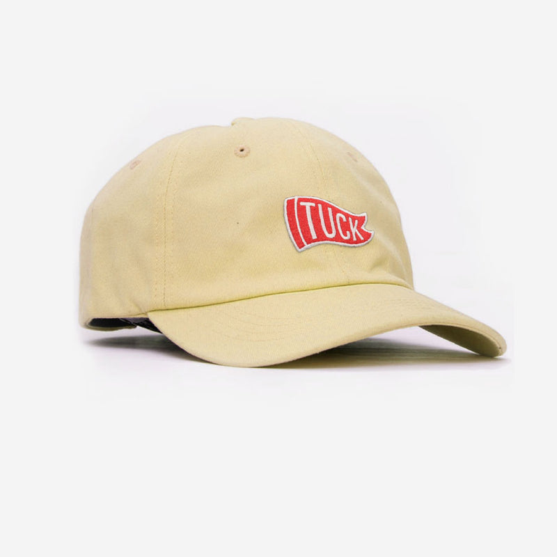 Tuck Flag Unstructured Unisex Hat - Yellow