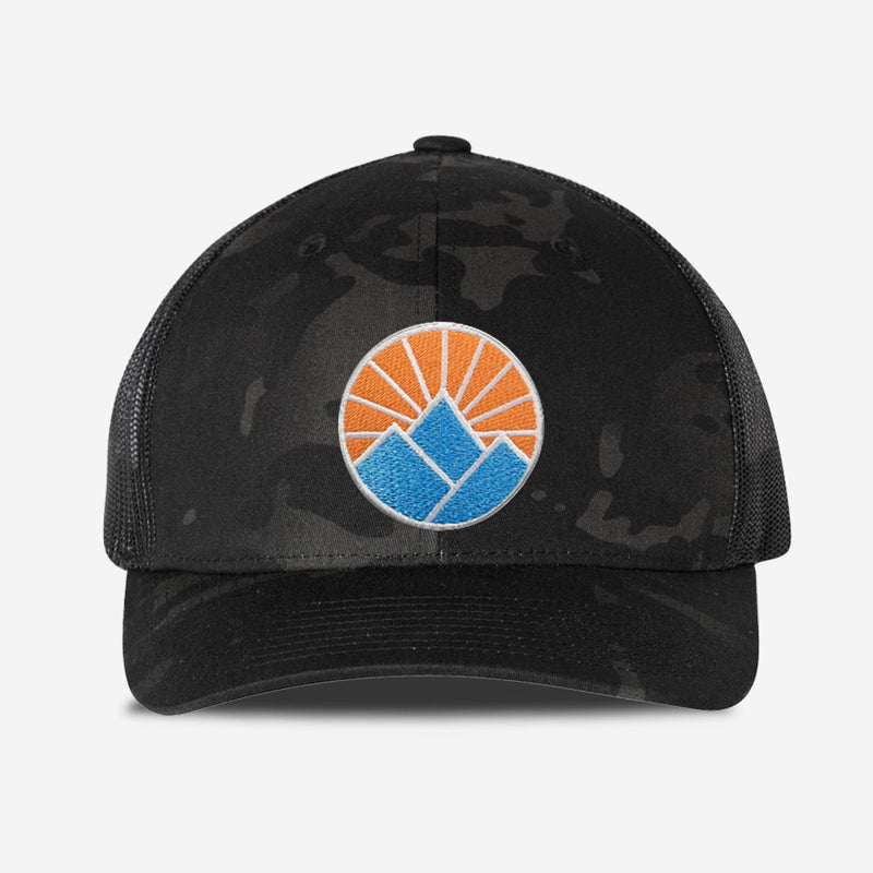 Sun Mountain Trucker Hat - Black Camo