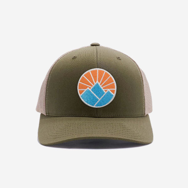Sun Mountain Trucker Hat - Khaki Green