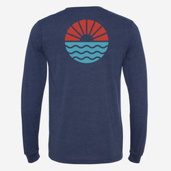 Sun Wave Long Sleeve Unisex T-Shirt