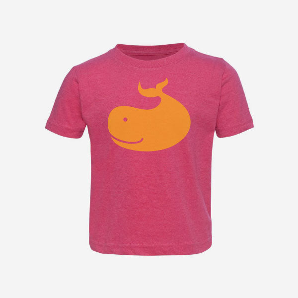 Nantucket Whale Print Short Sleeve Kids T-Shirt
