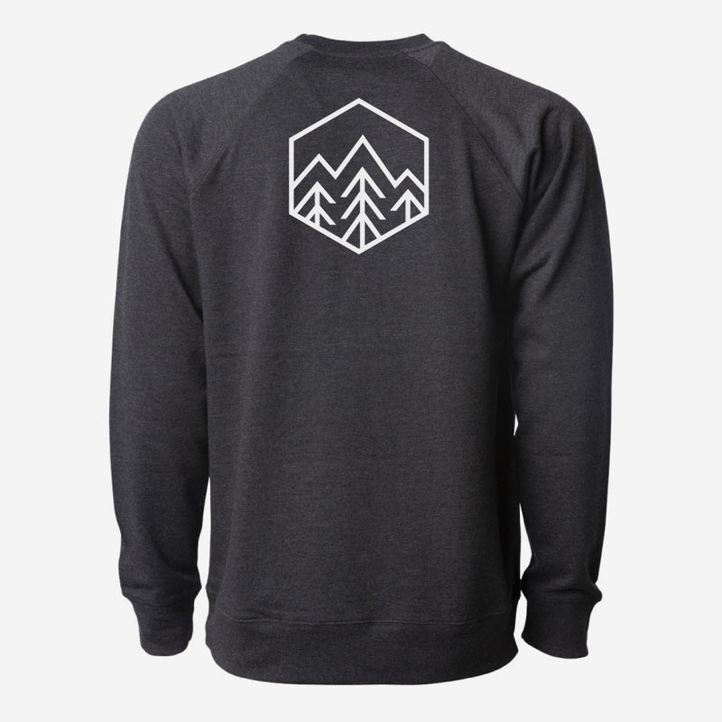 Sky Trees Crewneck Lightweight Sweatshirt