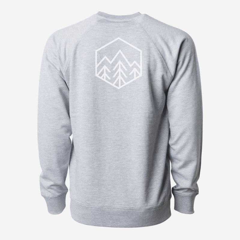 Sky Trees Crewneck Lightweight Sweatshirt