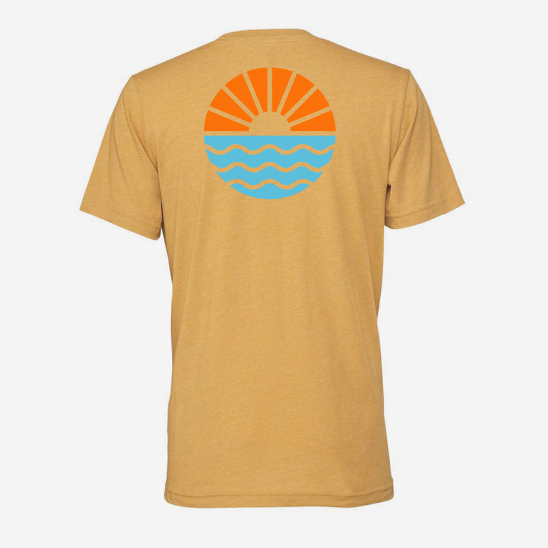 Sun Wave Short Sleeve Unisex T-Shirt