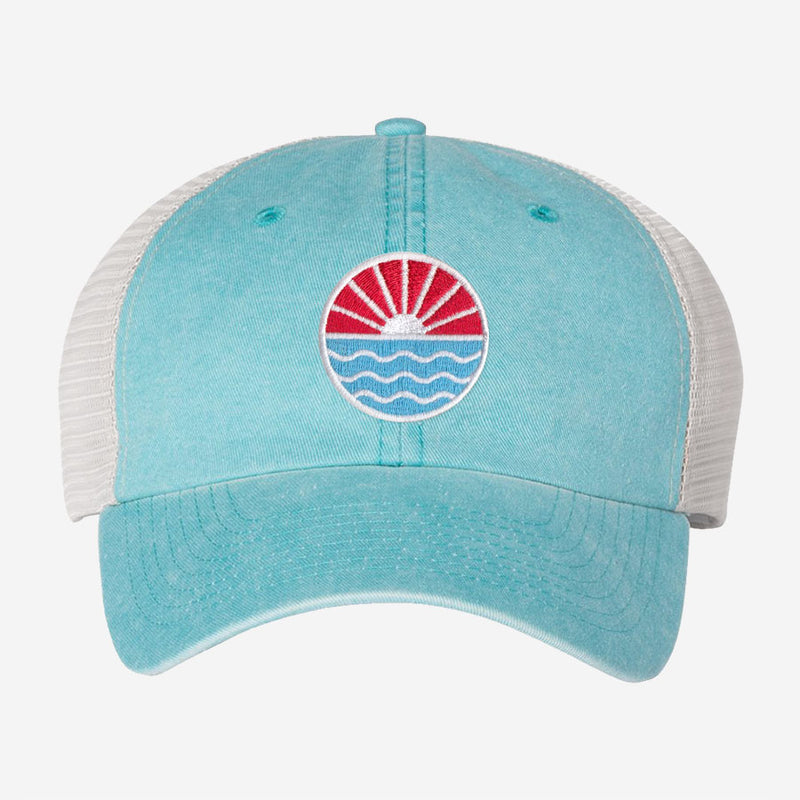 Sun Wave Unstructured Trucker Hat – Tuck Life